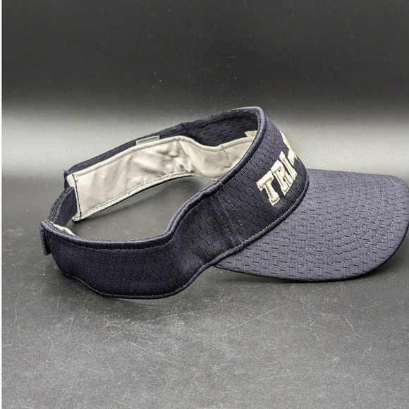 Tri-West Navy Blue Visor Richardson Model 740 Cap Hat Adjustable Medium Large - Picture 2 of 6